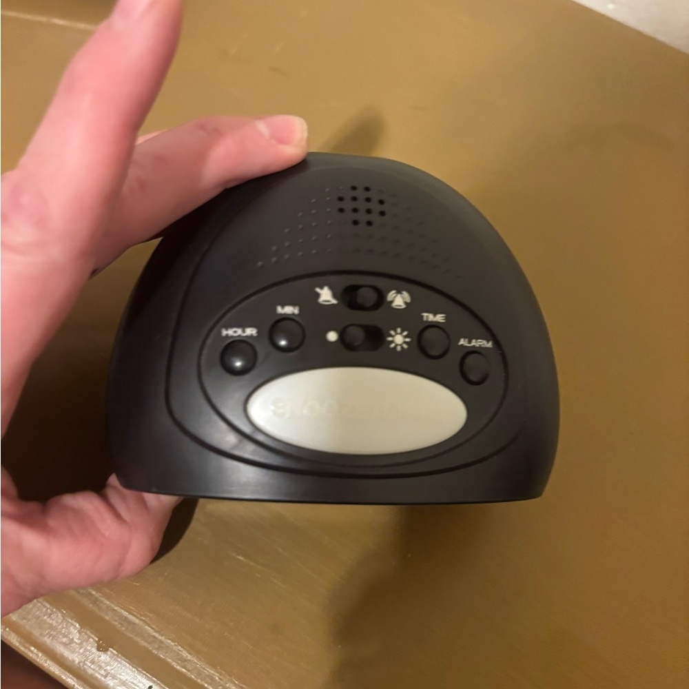 Sharp Black Digital Alarm Clock - Picture 3 of 6
